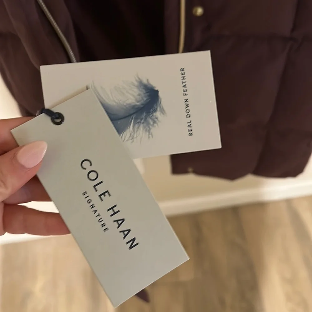 Brand new Cole Haan Maroon Coat - Picture 4 of 8